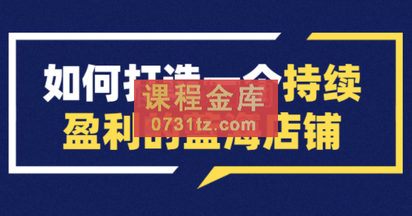 幕思城·如何打造一个持续盈利的蓝海店铺【更新12月】，价值5800元