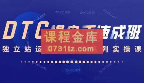 艾学堂·DTC独立站运营一站式系列实操课（2024）