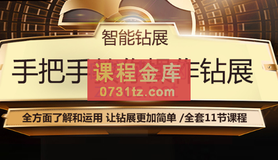 全套11节智能钻展，深度解析系列课程