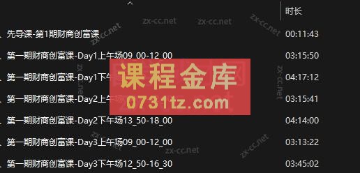 张萌姐·财商创富课第一期(2024.5.24-26)