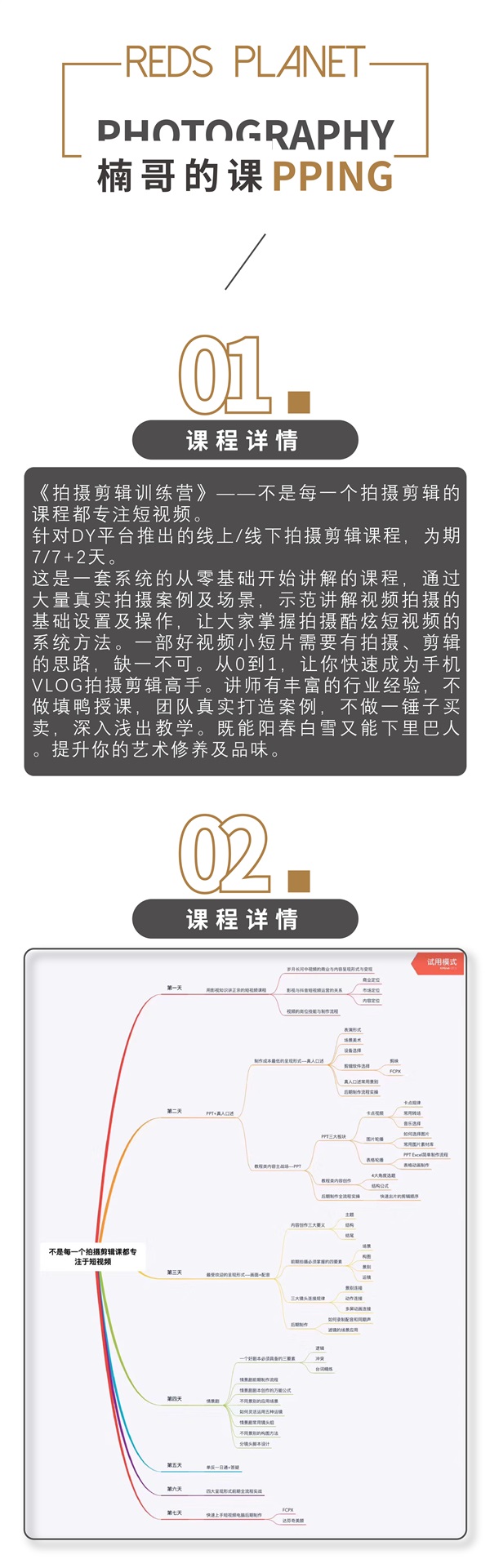 王楠-拍摄剪辑训练营 (价值2480)