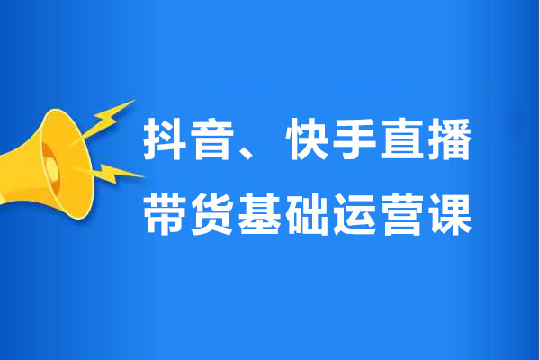 老高电商：抖音、快手直播带货基础运营课