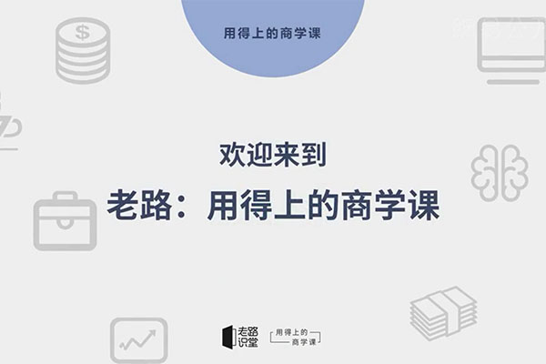 老路商学课：用得上的商学课视频教程
