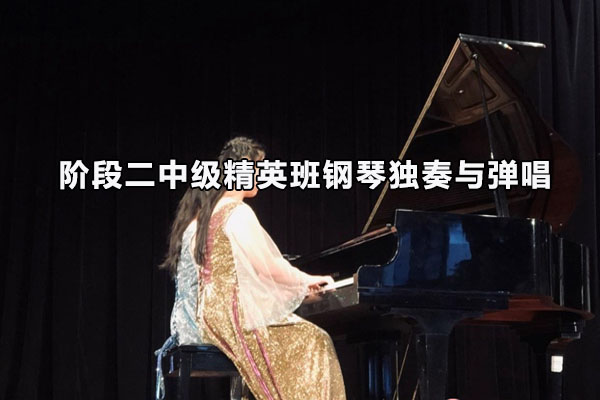 阶段二中级精英班钢琴独奏与弹唱