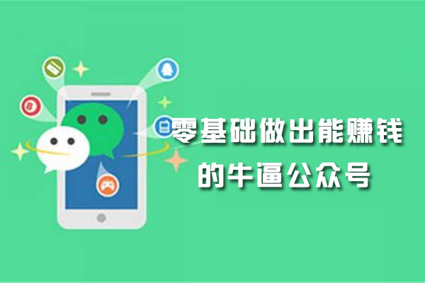 微信公众号运营实战课：零基础做出能赚钱的牛逼公众号