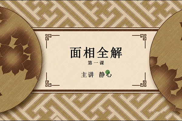 周易大学：九龙弟子班内容静心面相40集