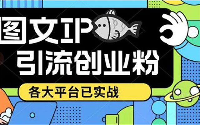 抖音快手小红书图文ip引流实操课