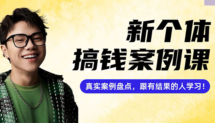 新个体搞钱案例实战课(视频+资料)