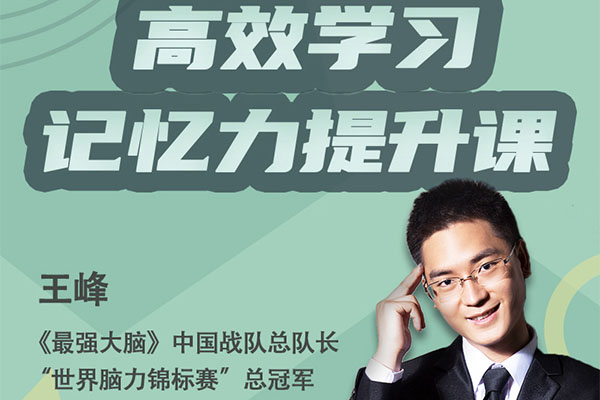 王峰《高效学习记忆力提升课》（音频+讲义）