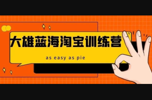 大雄·蓝海淘宝训练营
