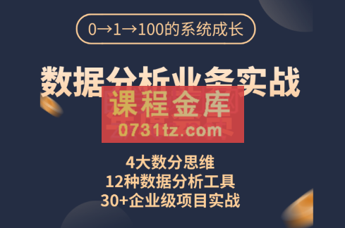 深度之眼-七月在线·数据分析业务实战，价值5880元