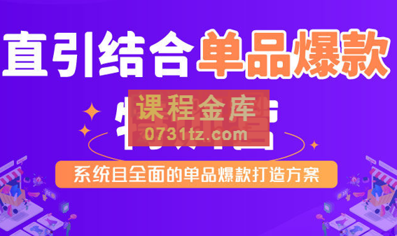 阿呆·直引结合单品爆款特训营(第一期),价值2980元